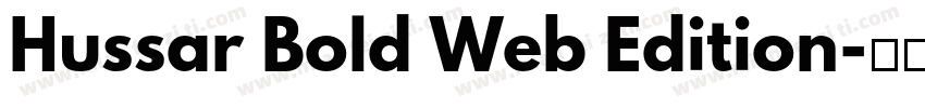 Hussar Bold Web Edition字体转换